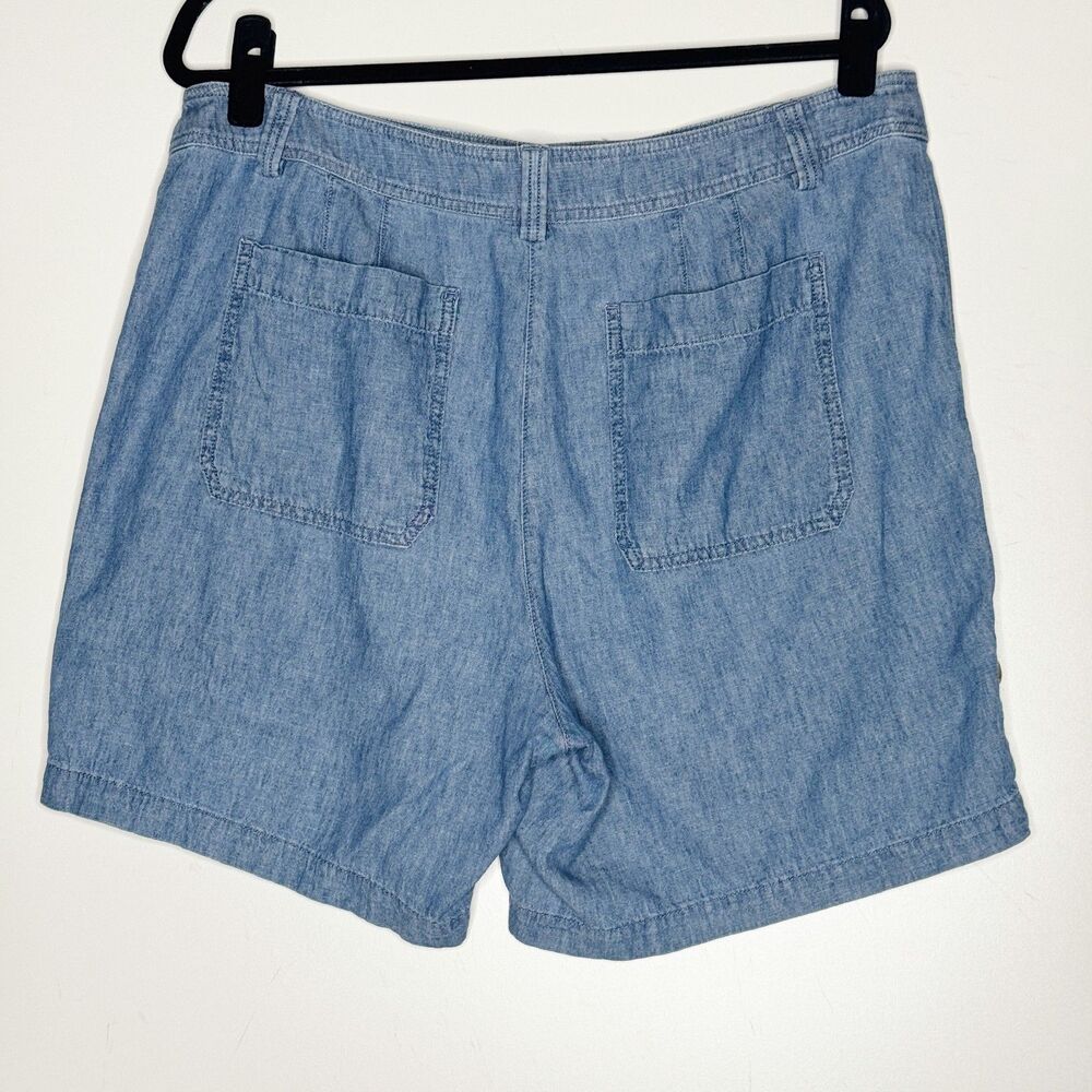 Talbots 2023 Linen Cotton High Waist Shorts Women's Size 14 - Picture 6 of 7